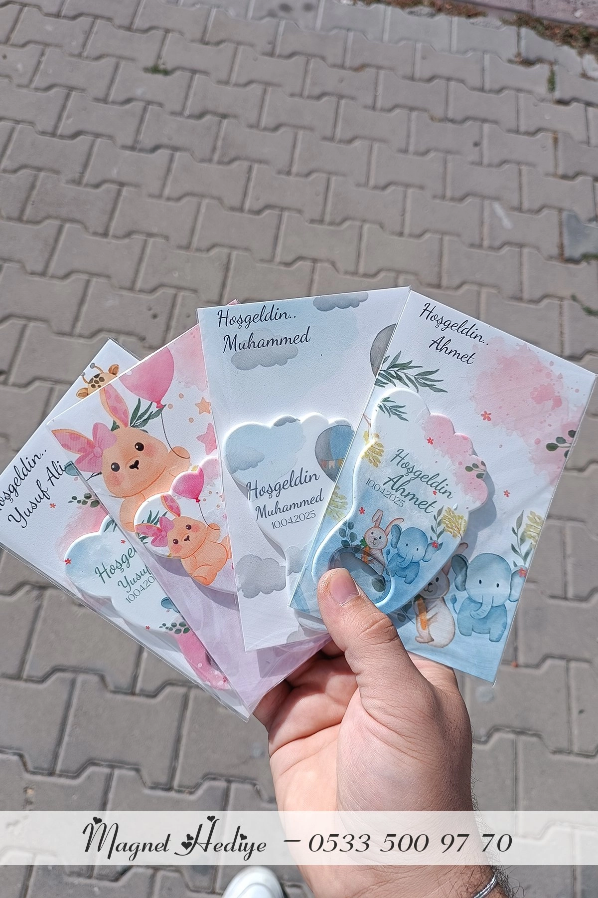 Ayak Magneti + Pembe Tavşan