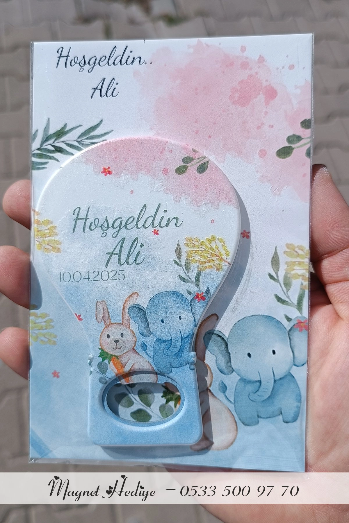 Balon Magneti + Fil Ve Tavşan