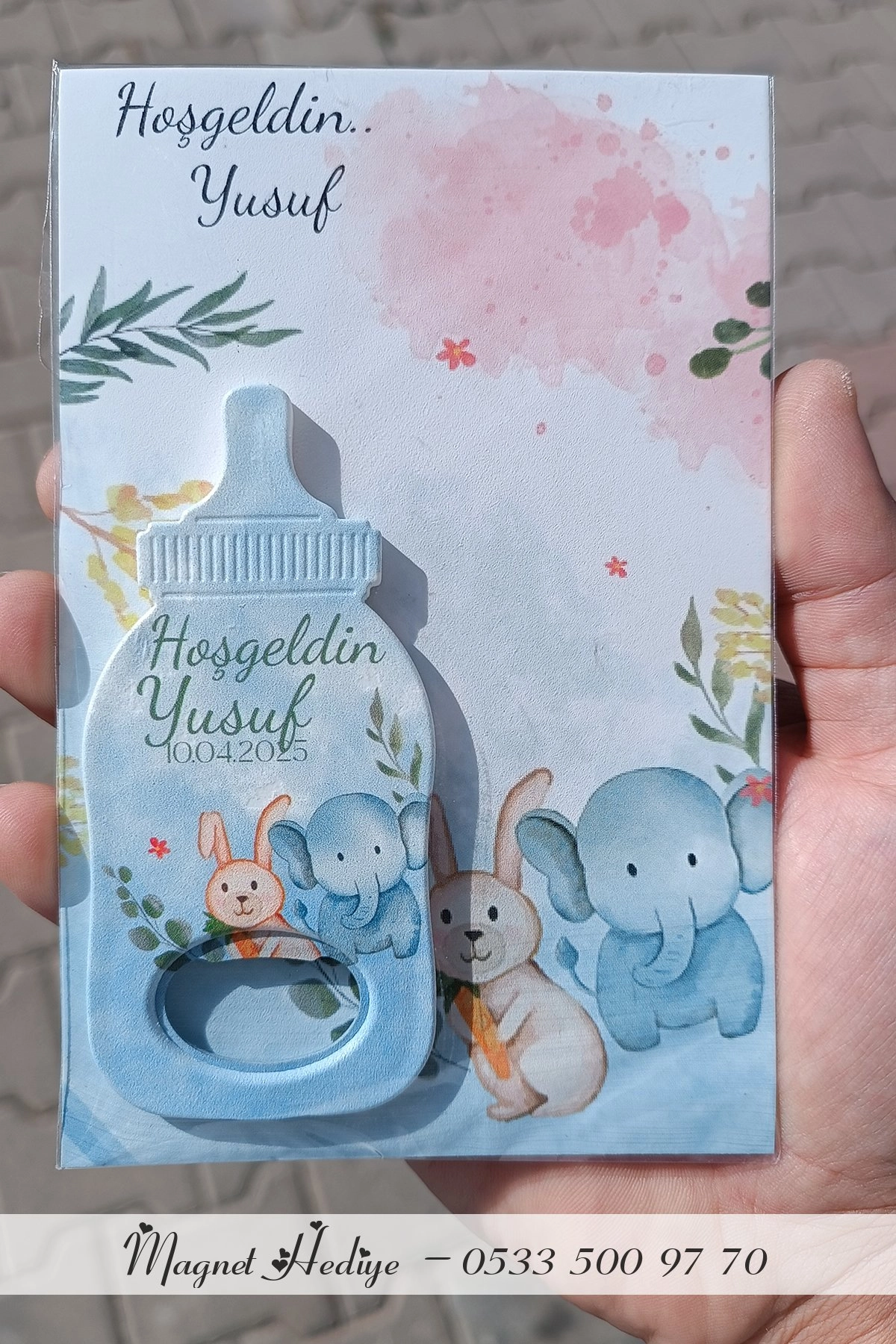 Biberon Magneti + Fil Ve Tavşan