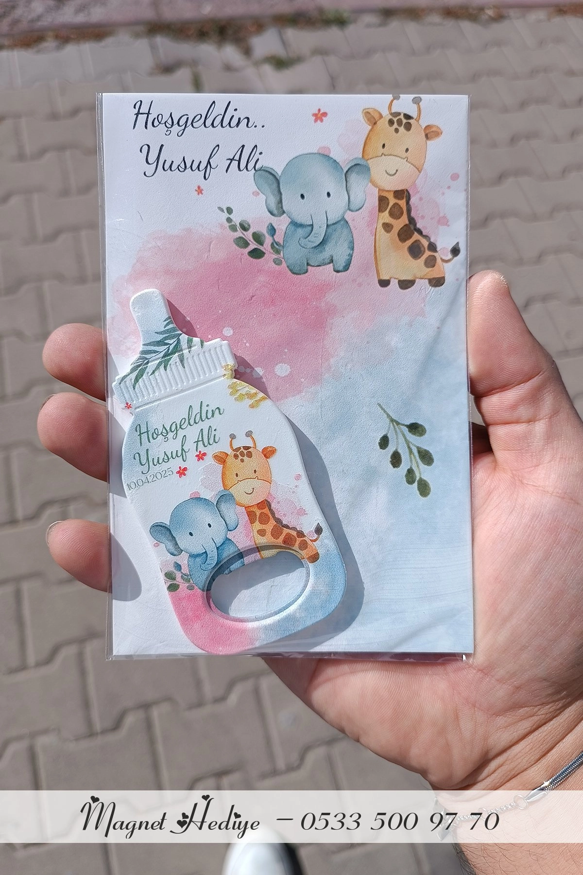 Biberon Magneti + Fil Ve Zürafa